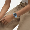 Montre SWATCH essentials mixte bracelet plastique bleu - vue Vporté 1