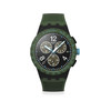 Montre SWATCH essentials mixte bracelet plastique vert - vue V1