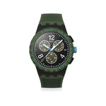 Montre SWATCH essentials mixte bracelet plastique vert - vue 1