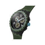 Montre SWATCH essentials mixte bracelet plastique vert - vue 2