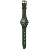 Montre SWATCH essentials mixte bracelet plastique vert - vue VD1
