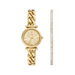 Montre FOSSIL carlie mini femme bracelet acier inoxydable doré - vue 1