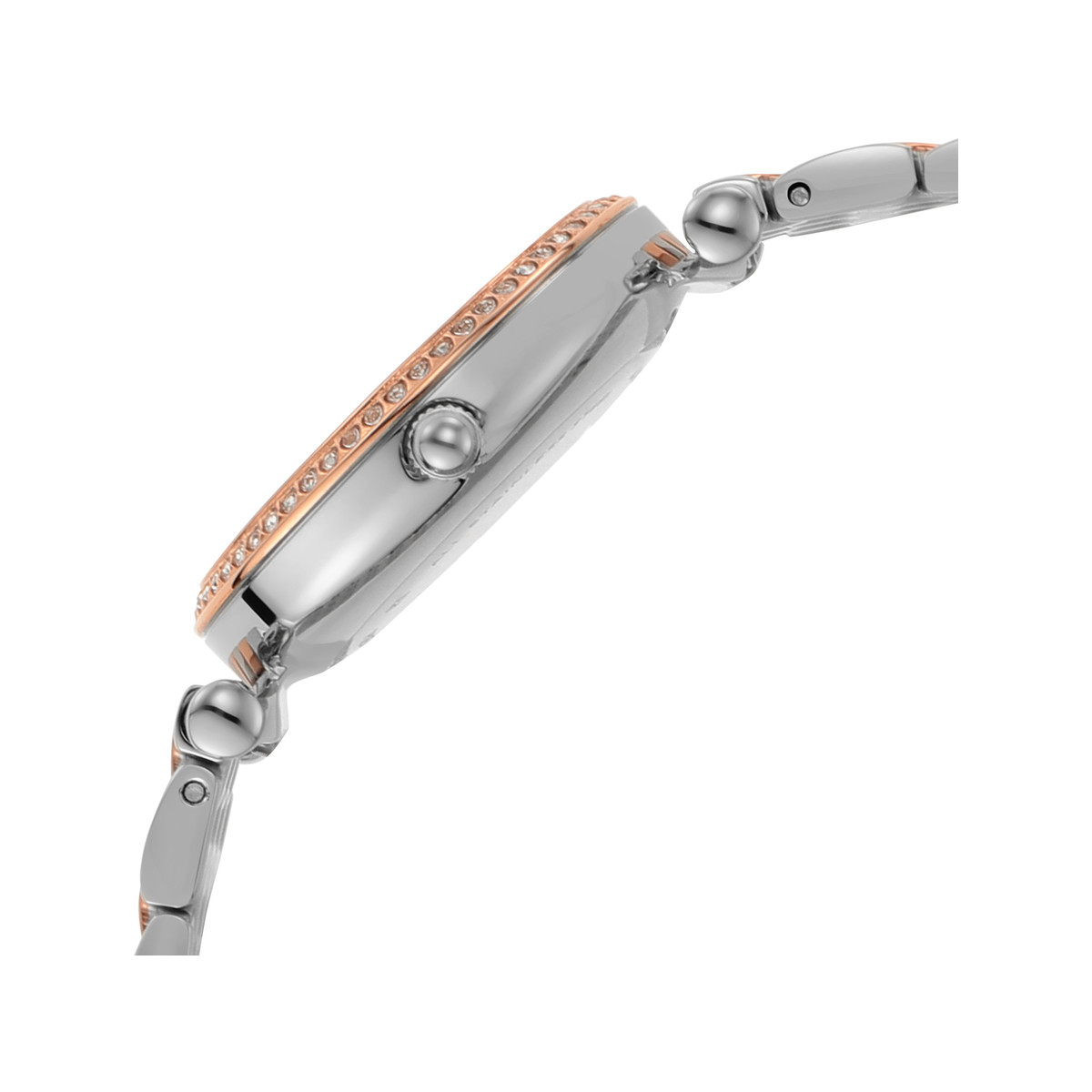 Montre FOSSIL carlie mini femme bracelet acier inoxydable bicolore - vue D6