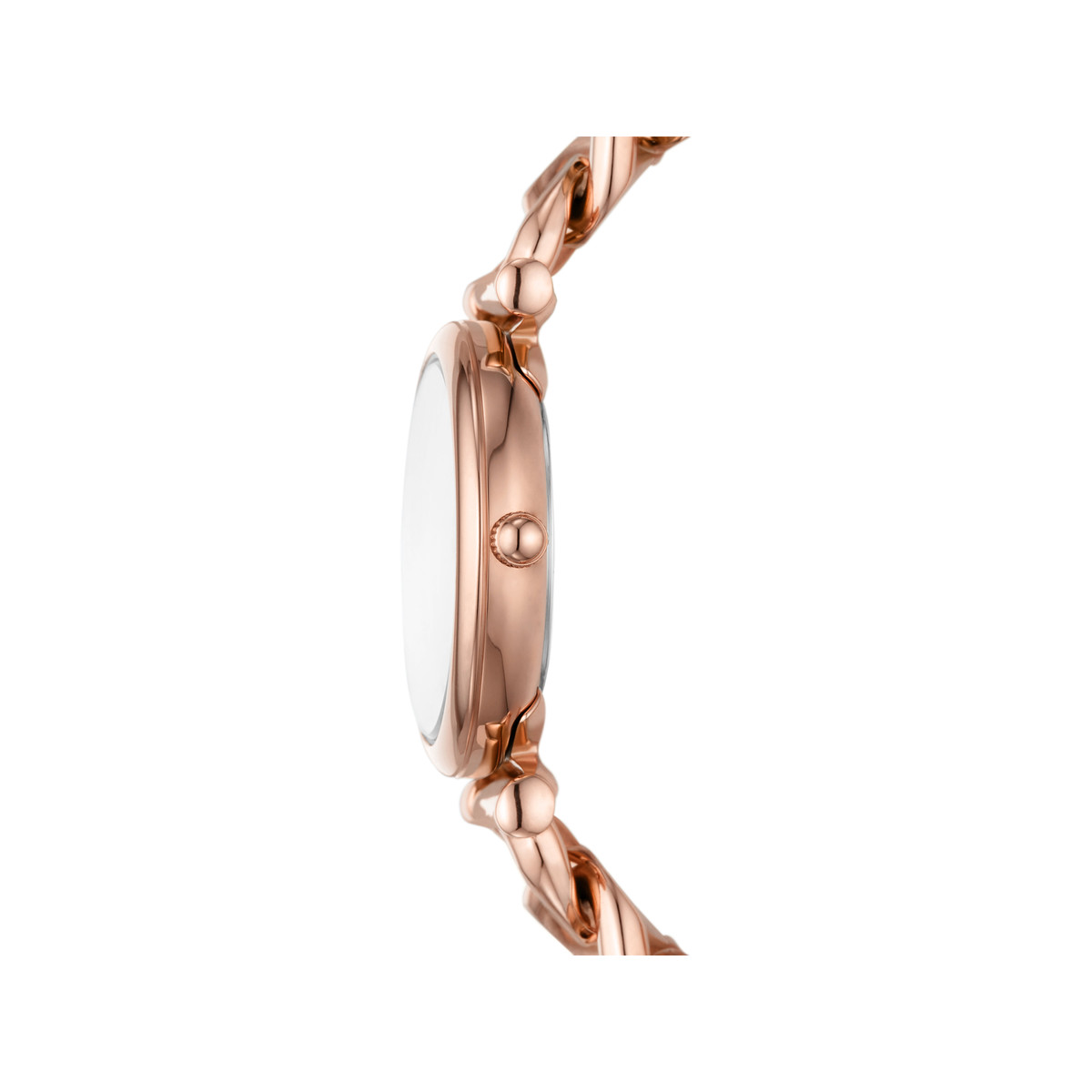 Montre FOSSIL carlie mini femme bracelet acier inoxydable doré rose - vue 2