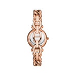 Montre FOSSIL carlie mini femme bracelet acier inoxydable doré rose - vue 3