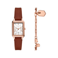 Montre FOSSIL raquel femme bracelet cuir marron