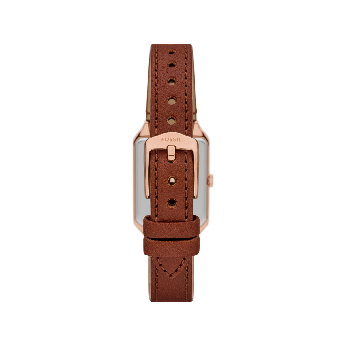 Montre FOSSIL raquel femme bracelet cuir marron - vue 3