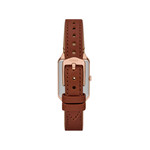 Montre FOSSIL raquel femme bracelet cuir marron - vue 3
