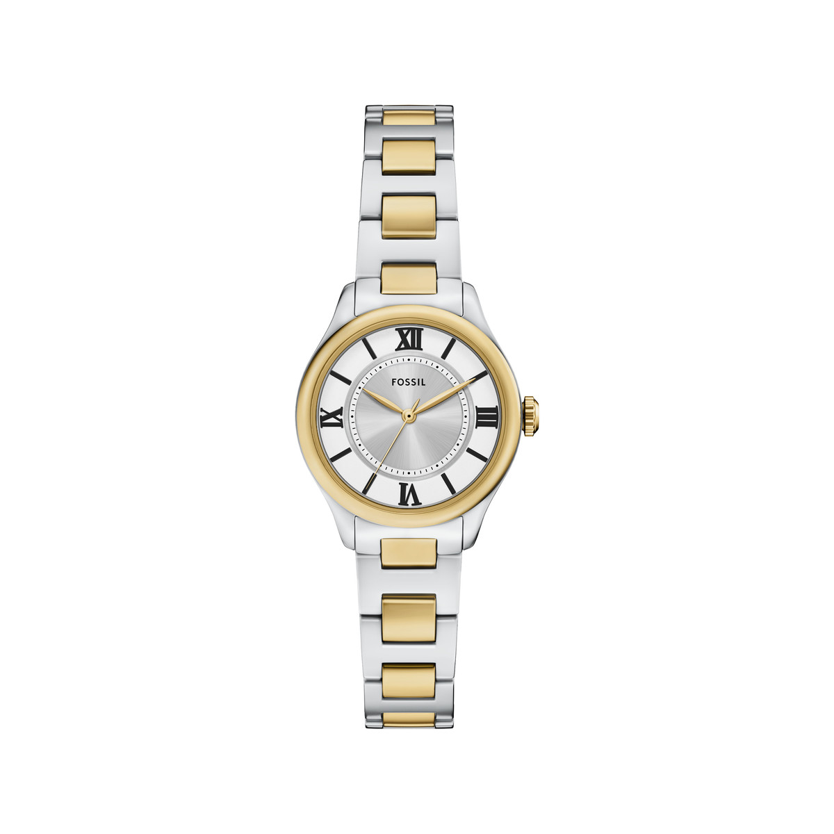 Montre FOSSIL gilmore femme bracelet acier inoxydable bicolore