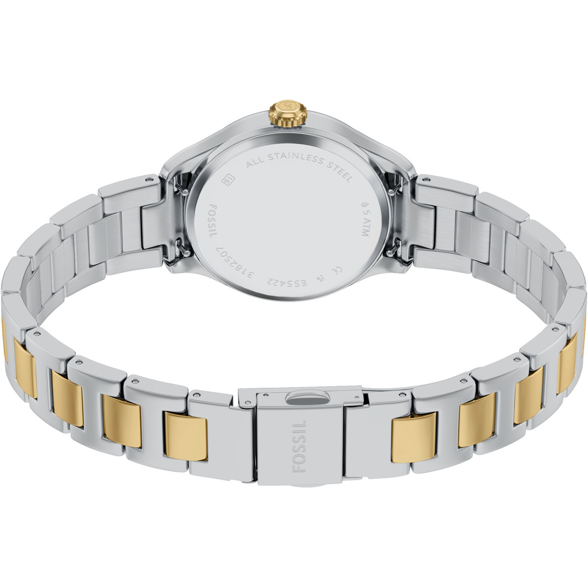 Montre FOSSIL gilmore femme bracelet acier inoxydable bicolore - vue 3