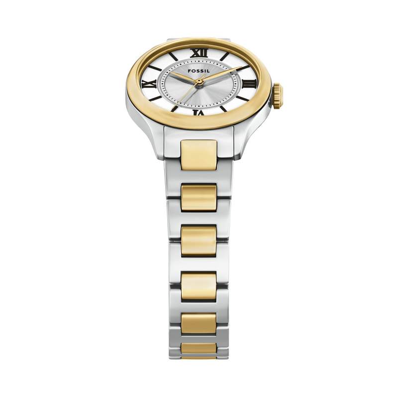 Montre FOSSIL gilmore femme bracelet acier inoxydable bicolore - vue D3