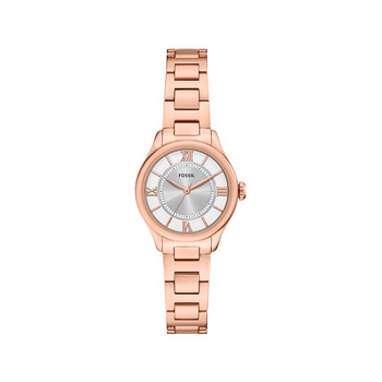 FOSSIL gilmore ladies watch stainless steel bracelet pink gold