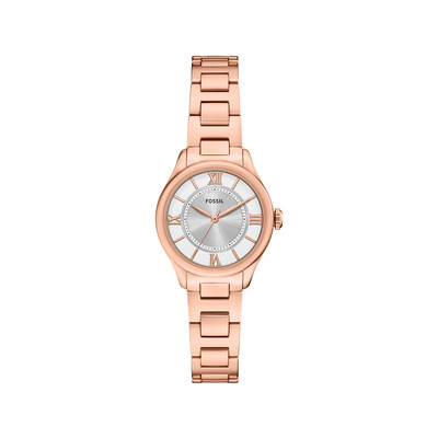 Montre FOSSIL gilmore femme bracelet acier inoxydable doré rose - vue 1