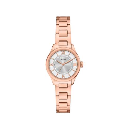 Montre FOSSIL gilmore femme bracelet acier inoxydable doré rose