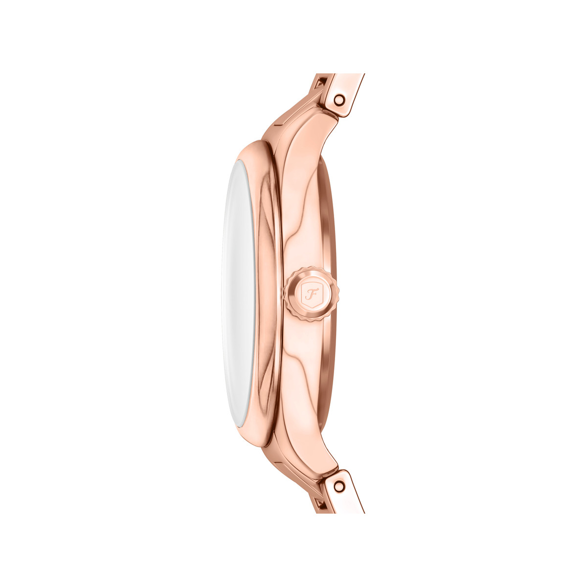 Montre FOSSIL gilmore femme bracelet acier inoxydable doré rose - vue 2