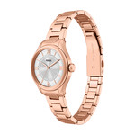 Montre FOSSIL gilmore femme bracelet acier inoxydable doré rose - vue D2