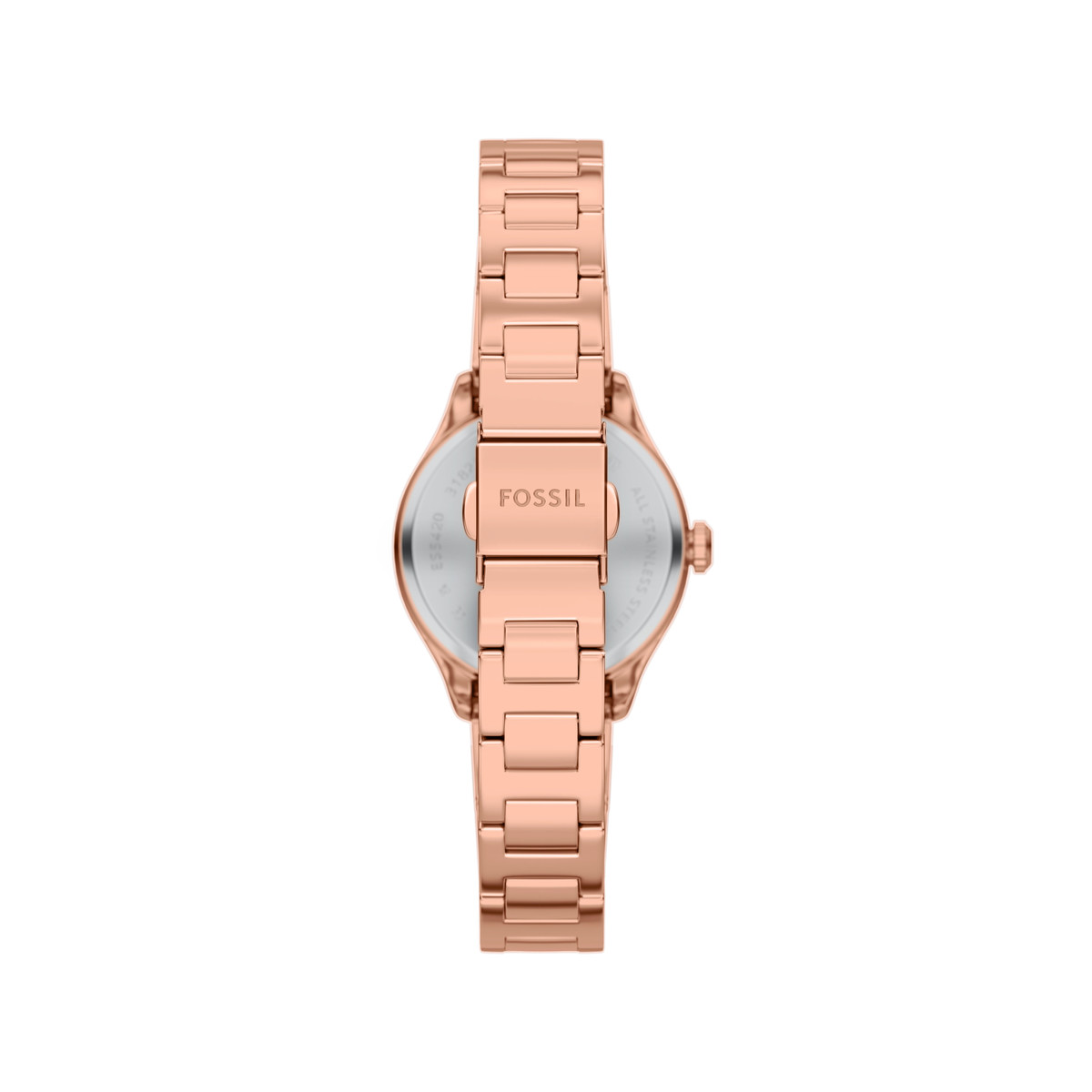 Montre FOSSIL gilmore femme bracelet acier inoxydable doré rose - vue D4