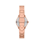 Montre FOSSIL gilmore femme bracelet acier inoxydable doré rose - vue D4