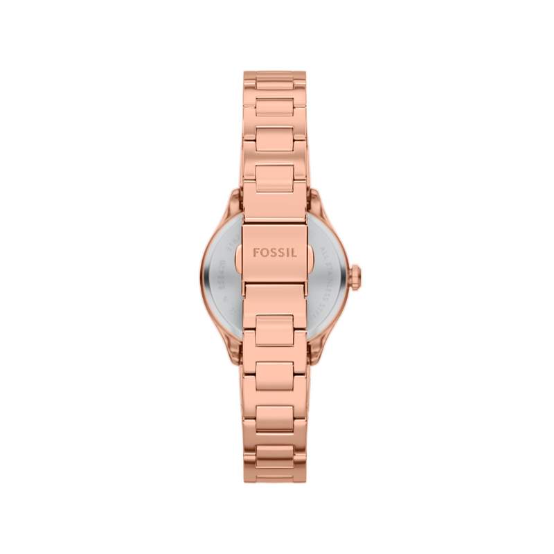 Montre FOSSIL gilmore femme bracelet acier inoxydable doré rose - vue D4