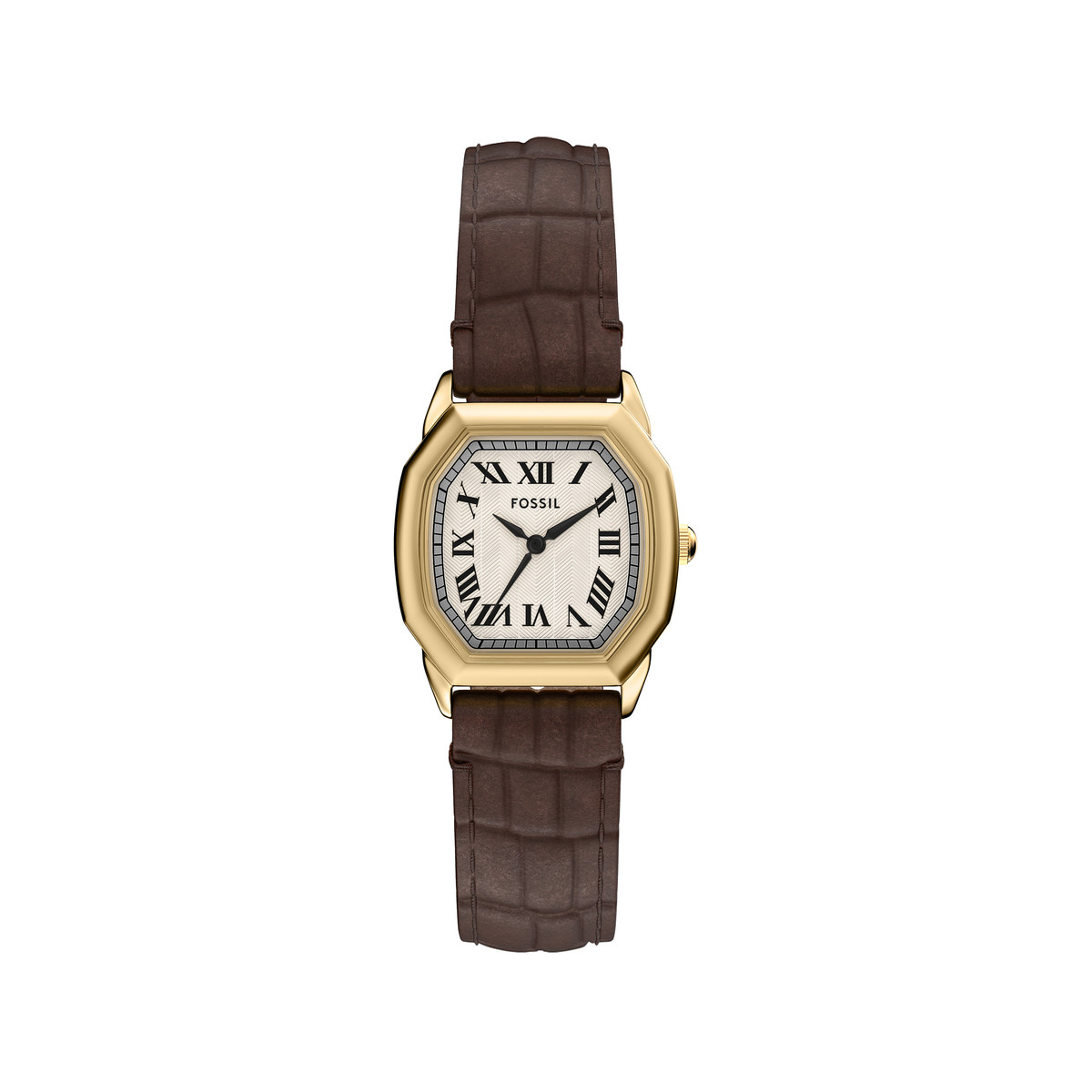 Montre FOSSIL harlow femme bracelet cuir marron