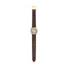 Montre FOSSIL harlow femme bracelet cuir marron - vue VD2