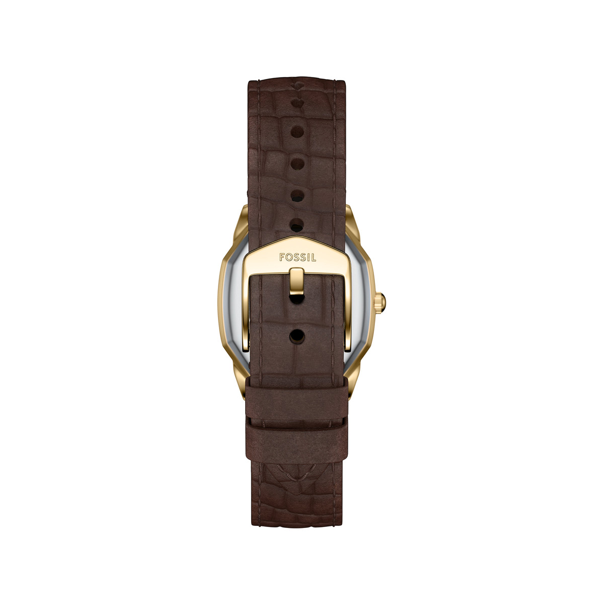 Montre FOSSIL harlow femme bracelet cuir marron - vue D4