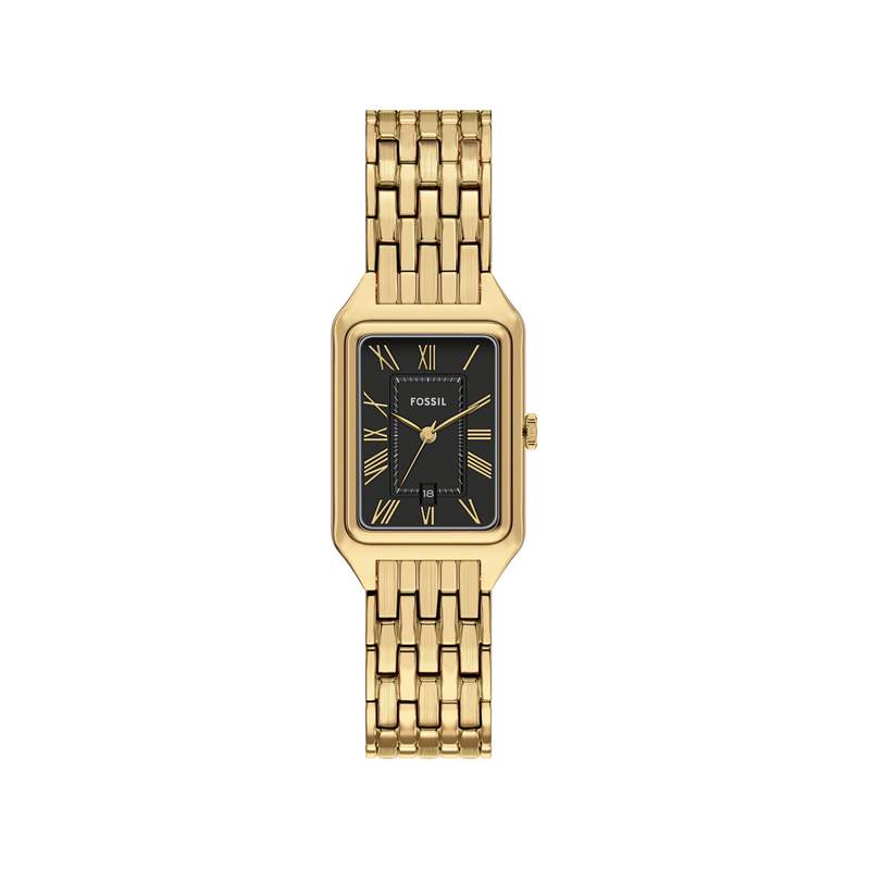 Montre FOSSIL raquel femme bracelet acier inoxydable doré - vue 1