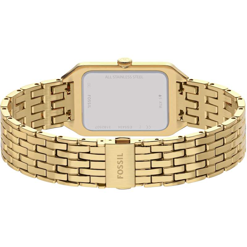 Montre FOSSIL raquel femme bracelet acier inoxydable doré - vue 3