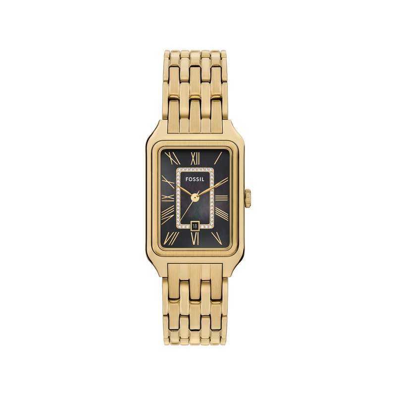 Montre FOSSIL raquel femme bracelet acier inoxydable doré - vue 1