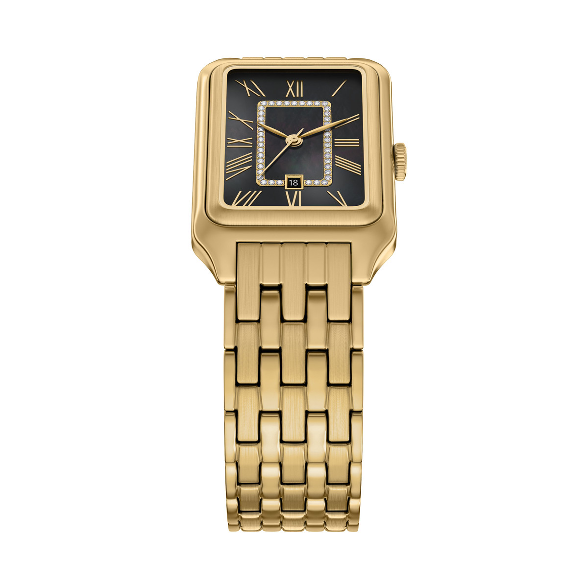 Montre FOSSIL raquel femme bracelet acier inoxydable doré - vue D3