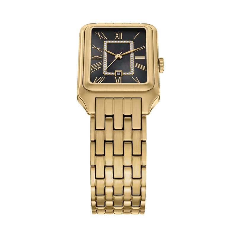 Montre FOSSIL raquel femme bracelet acier inoxydable doré - vue D3