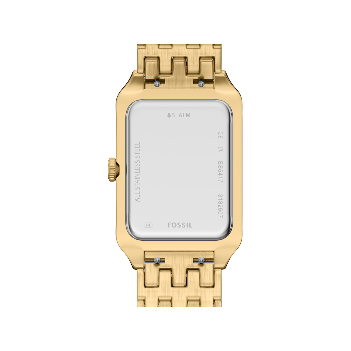 Montre FOSSIL raquel femme bracelet acier inoxydable doré - vue D5