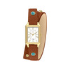 Montre FOSSIL raquel femme bracelet cuir marron - vue V1
