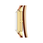 Montre FOSSIL raquel femme bracelet cuir marron - vue 2