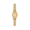 Montre MICHAEL KORS micro lexington femme bracelet acier inoxydable doré - vue V1