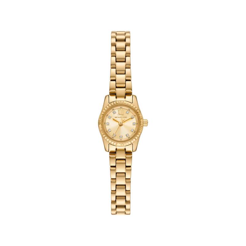 Montre MICHAEL KORS micro lexington femme bracelet acier inoxydable doré - vue 1