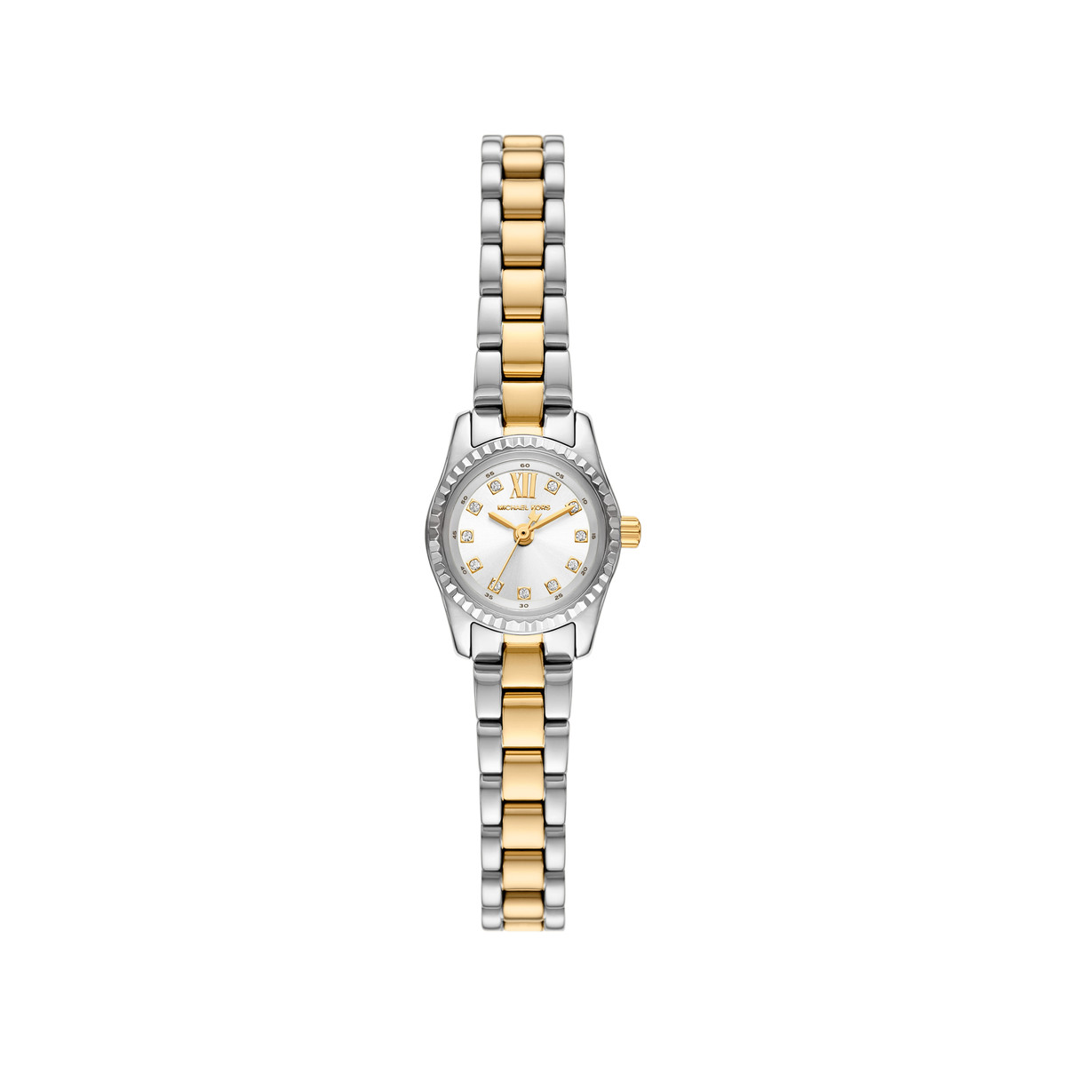 Montre MICHAEL KORS micro lexington femme bracelet acier inoxydable bicolore
