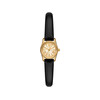 Montre MICHAEL KORS micro lexington femme bracelet cuir noir - vue V1