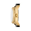 Montre MICHAEL KORS micro lexington femme bracelet cuir noir - vue V2