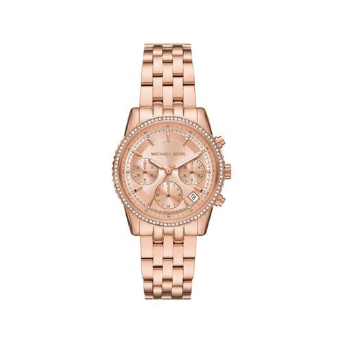 Montre MICHAEL KORS mini bryant femme bracelet acier inoxydable doré rose