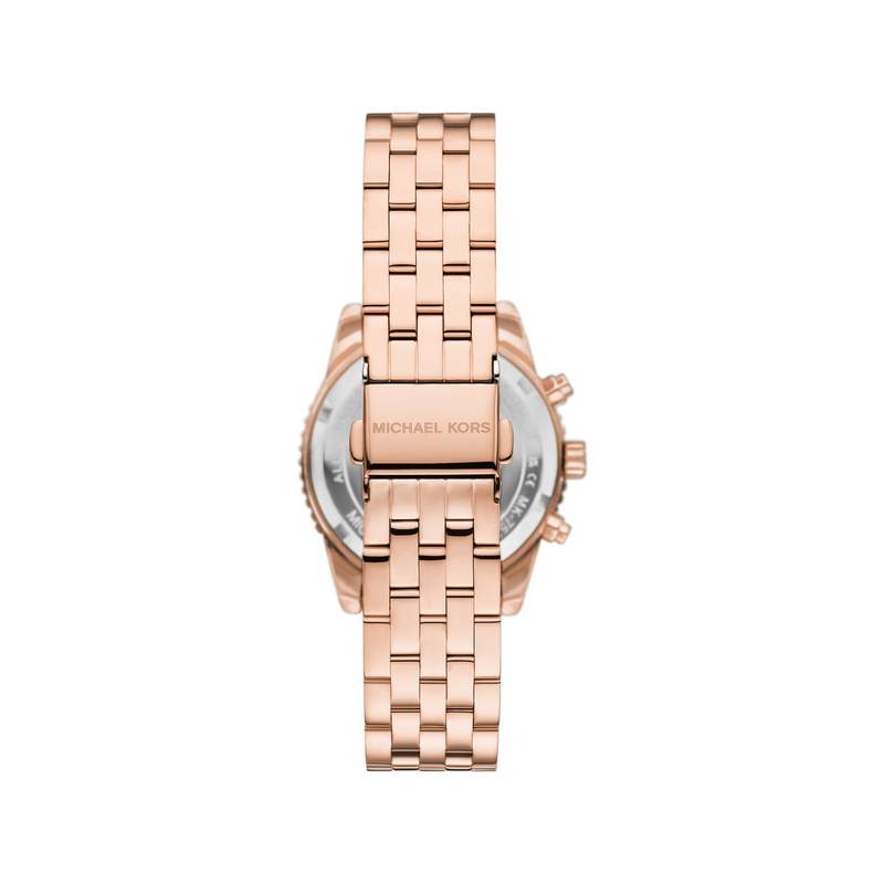 Montre MICHAEL KORS mini bryant femme bracelet acier inoxydable doré rose - vue 3