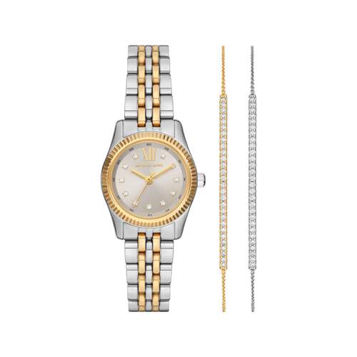 MICHAEL KORS small lexington ladies watch stainless steel bracelet two-tone