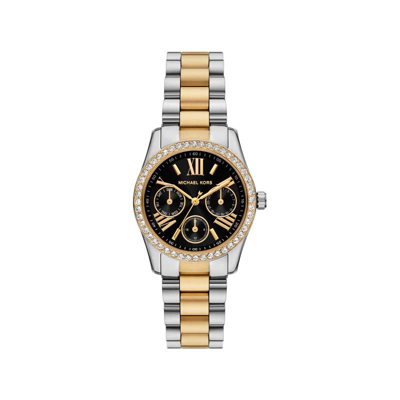 Montre MICHAEL KORS lexington lux femme bracelet acier inoxydable bicolore - vue 1