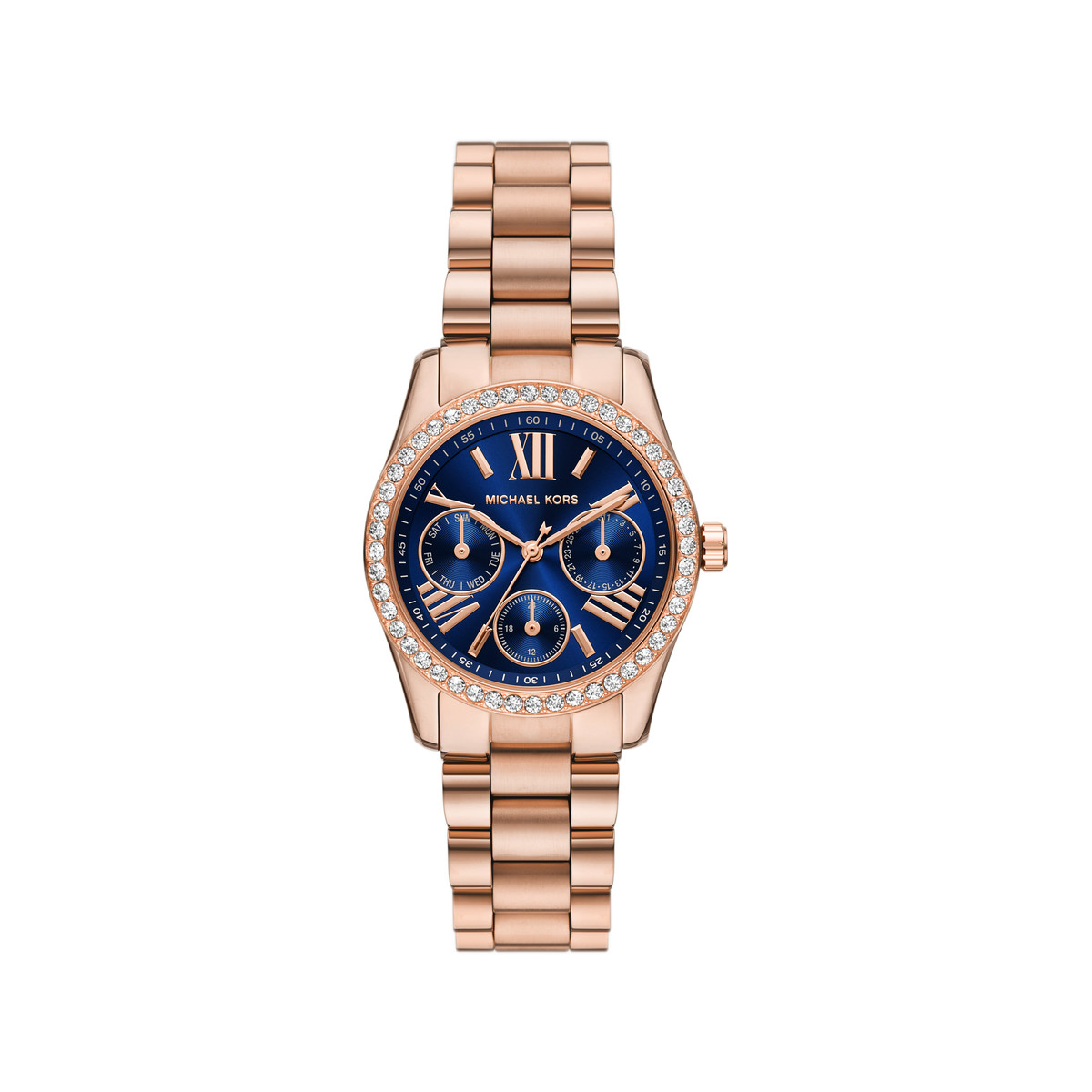 Montre MICHAEL KORS lexington lux femme bracelet acier inoxydable doré rose