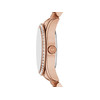 Montre MICHAEL KORS lexington lux femme bracelet acier inoxydable doré rose - vue V2