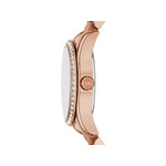 Montre MICHAEL KORS lexington lux femme bracelet acier inoxydable doré rose - vue 2