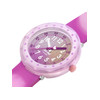 Montre FLIK FLAK FUZE IN PINK enfant cadran rose bracelet silicone rose - vue V2