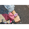 Montre FLIK FLAK FUZE IN PINK enfant cadran rose bracelet silicone rose - vue Vporté 1