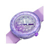 Montre FLIK FLAK FUZE IN PURPLE enfant cadran violet bracelet silicone violet - vue V2
