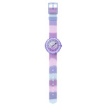 Montre FLIK FLAK FUZE IN PURPLE enfant cadran violet bracelet silicone violet - vue D1